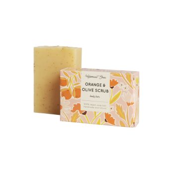 Orange olive scrub