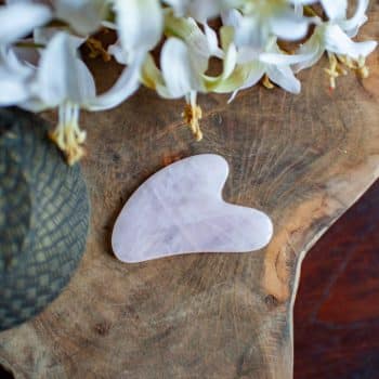 Guasha Schraper Rozenkwarts